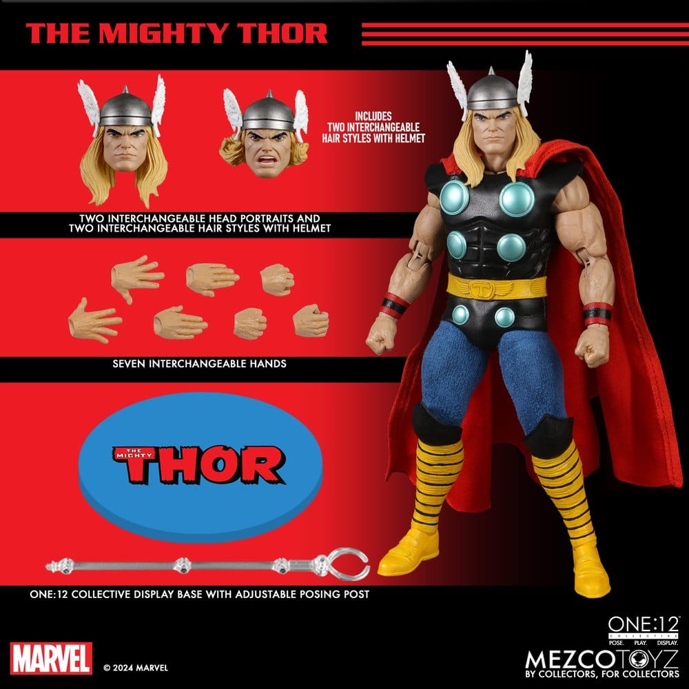 Marvel One:12 Collective Actionfigur 1/12 The Mighty Thor 17 cm – Bild 9
