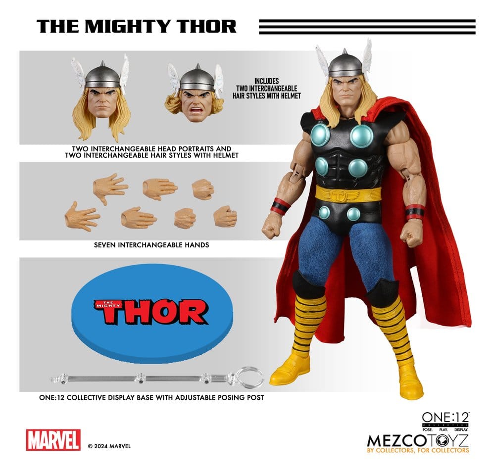 Marvel One:12 Collective Actionfigur 1/12 The Mighty Thor 17 cm – Bild 10
