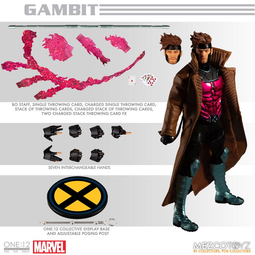 Marvel Actionfigur 1/12 Gambit 17 cm – Bild 4