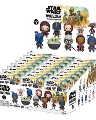 Star Wars The Mandalorian 3D PVC-Taschenanhänger Serie 3 Blind Bag Display (24)