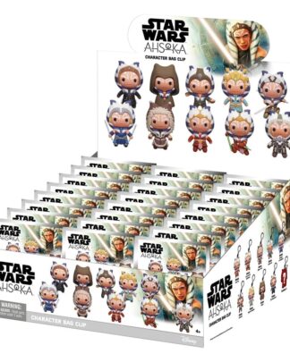 Star Wars Ahsoka 3D PVC-Taschenanhänger Serie 1 Blind Bag Display (24)