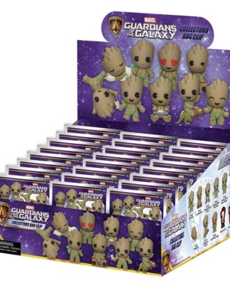 Marvel Groot 3D PVC-Taschenanhänger Serie 1 Blind Bag Display (24)