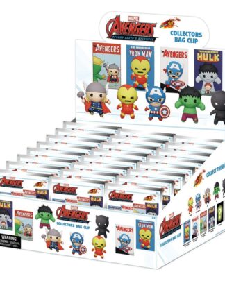 Marvel 3D PVC-Taschenanhänger Serie 1 Avengers 60th Comic Covers Blind Bag Display (24)
