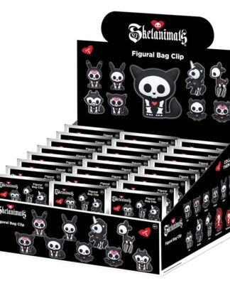 Skelanimals 3D PVC-Taschenanhänger Serie 1 Blind Bag Display (24)