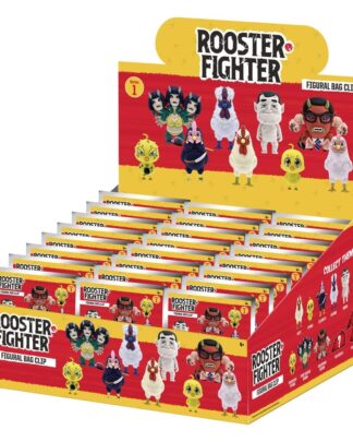 Rooster Fighter 3D PVC-Taschenanhänger Serie 1 Blind Bag Display (24)