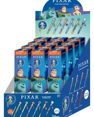 Pixar 3D Head Topper Drehkugelschreiber Display (16)