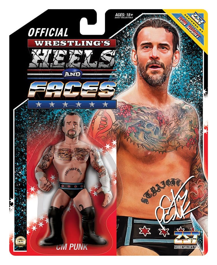 Zombie Sailor's Toys Actionfigur CM PUNK Heels and Faces 11 cm – Bild 2