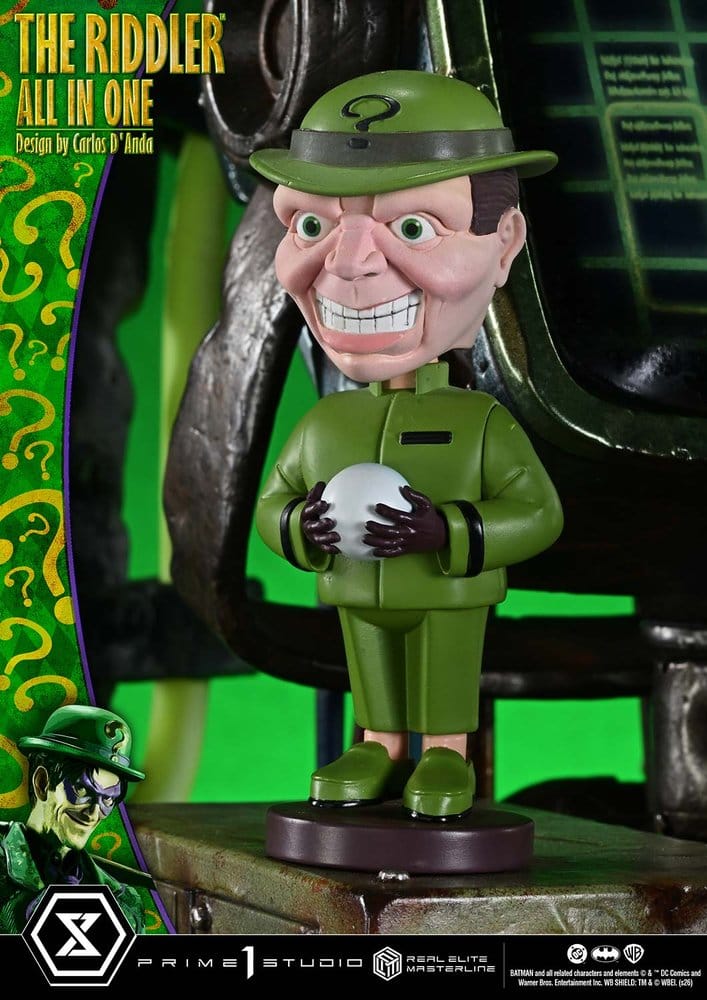 DC Comics Real Elite Masterline Series Statue 1/3 The Riddler All In One (Design by Carlos D'Anda) 74 cm – Bild 17