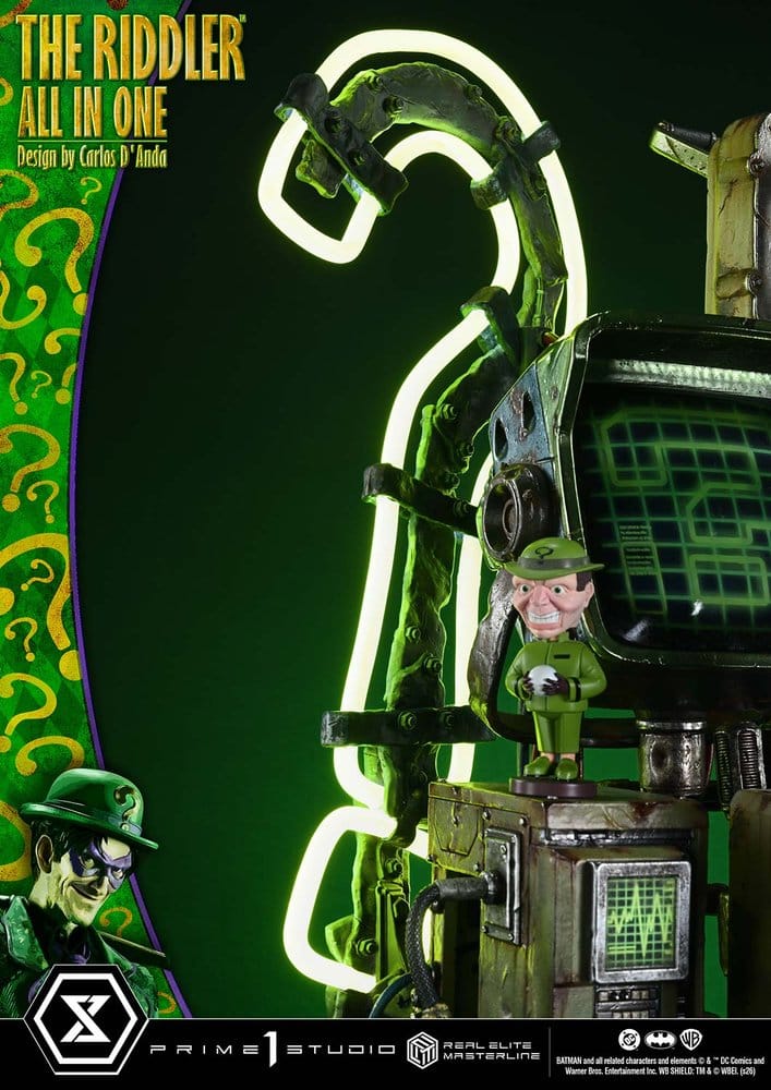 DC Comics Real Elite Masterline Series Statue 1/3 The Riddler All In One (Design by Carlos D'Anda) 74 cm – Bild 18