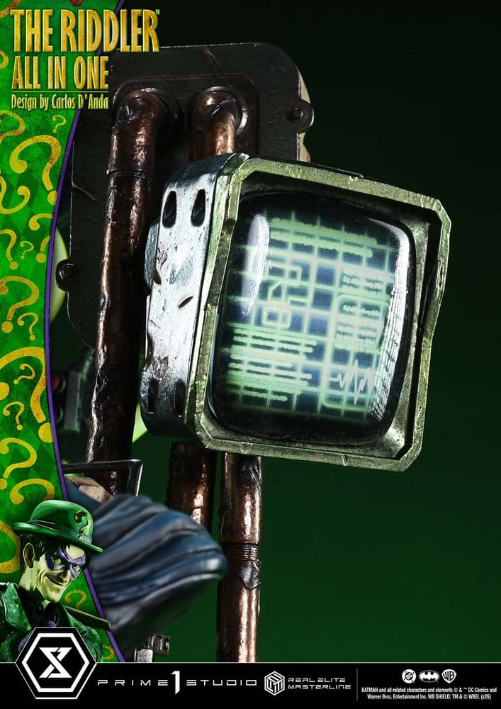 DC Comics Real Elite Masterline Series Statue 1/3 The Riddler All In One (Design by Carlos D'Anda) 74 cm – Bild 19