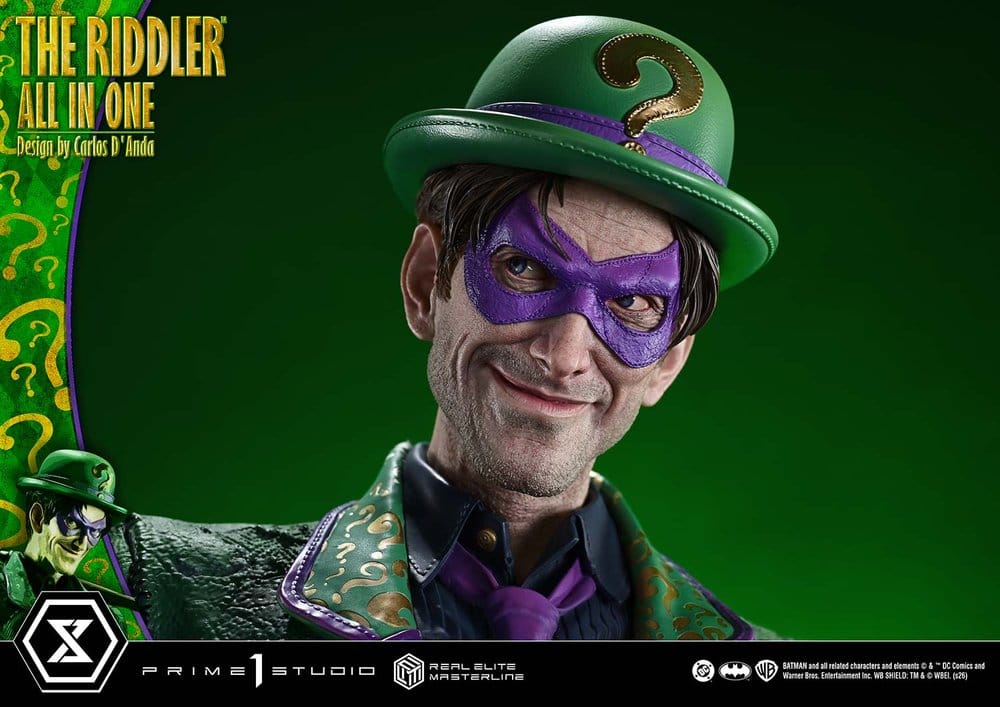 DC Comics Real Elite Masterline Series Statue 1/3 The Riddler All In One (Design by Carlos D'Anda) 74 cm – Bild 20