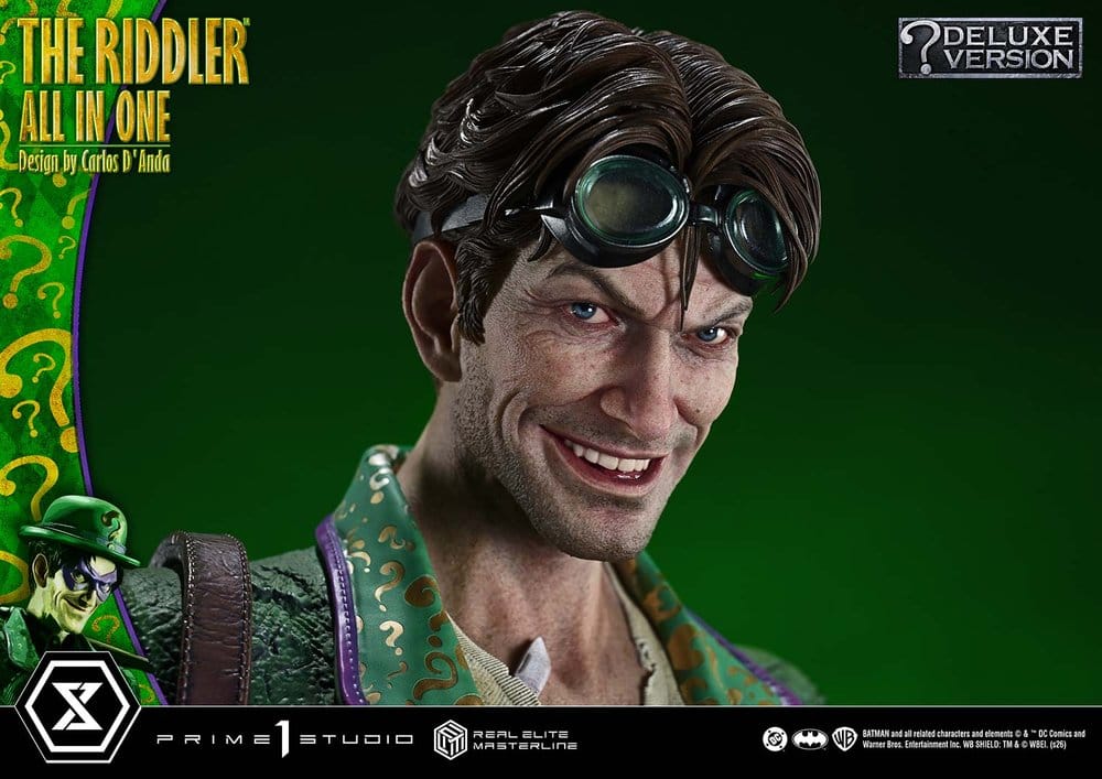 DC Comics Real Elite Masterline Series Statue 1/3 The Riddler All In One (Design by Carlos D'Anda) Deluxe Version 74 cm – Bild 24