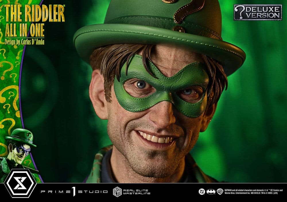 DC Comics Real Elite Masterline Series Statue 1/3 The Riddler All In One (Design by Carlos D'Anda) DX Bonus Version 74 cm – Bild 10