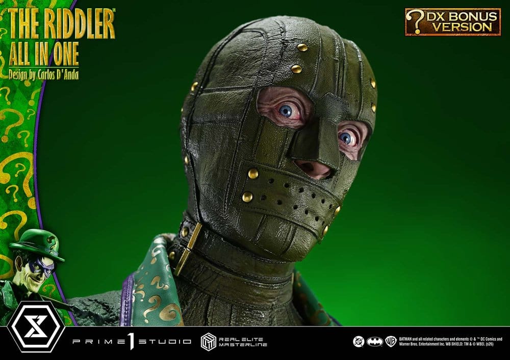 DC Comics Real Elite Masterline Series Statue 1/3 The Riddler All In One (Design by Carlos D'Anda) DX Bonus Version 74 cm – Bild 21