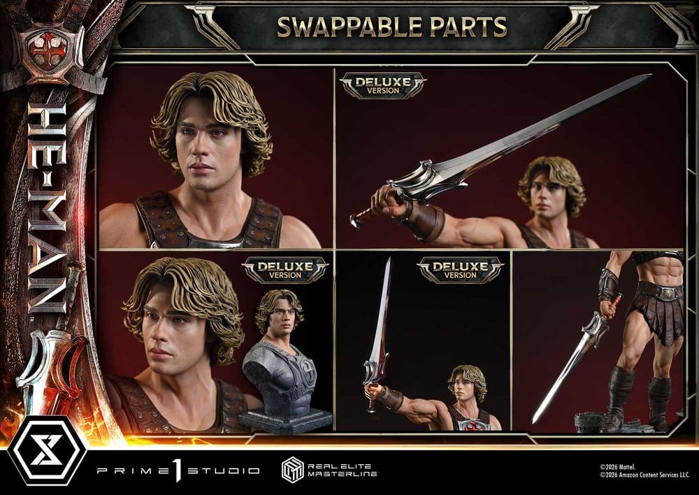 Masters of the Universe (2026 Film) Real Elite Masterline Series Statue 1/3 He-Man Deluxe Version 117 cm – Bild 11