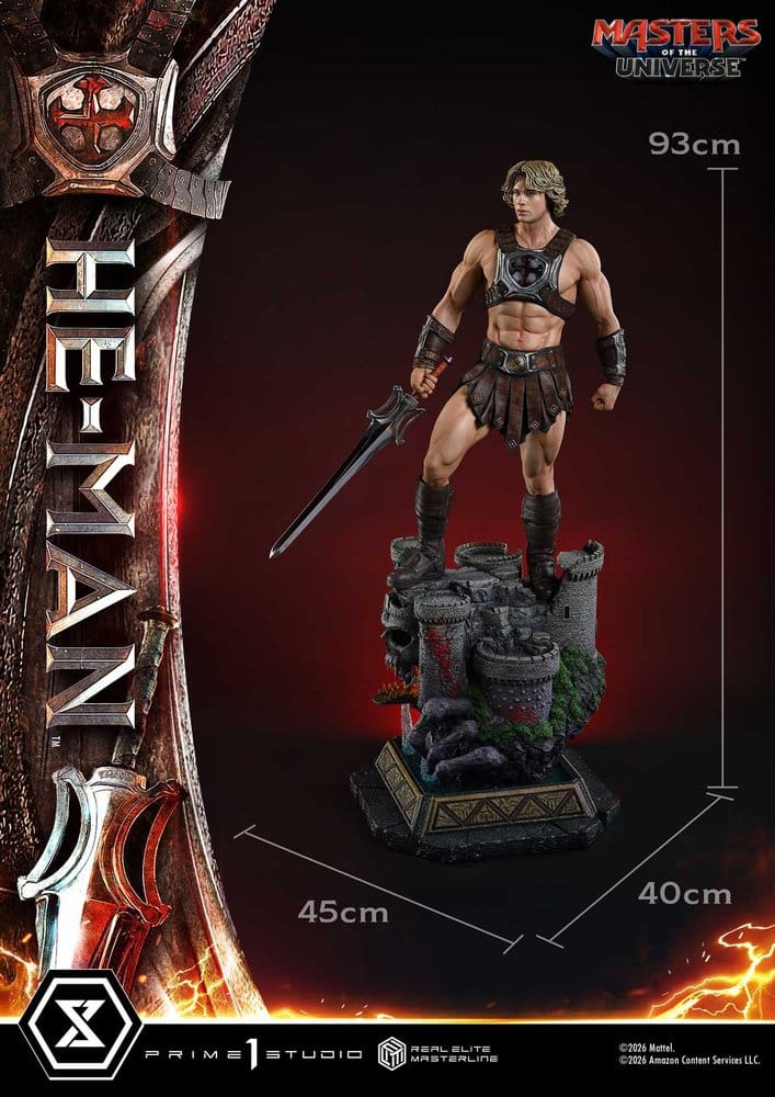 Masters of the Universe (2026 Film) Real Elite Masterline Series Statue 1/3 He-Man Deluxe Version 117 cm – Bild 16