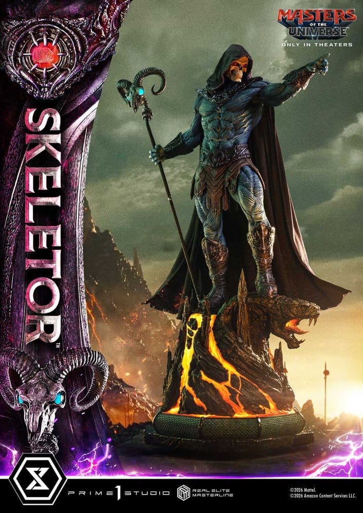 Masters of the Universe (2026 Film) Real Elite Masterline Series Statue 1/3 Skeletor 95 cm – Bild 3