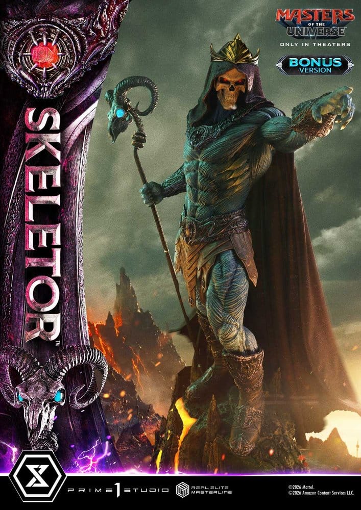 Masters of the Universe (2026 Film) Real Elite Masterline Series Statue 1/3 Skeletor Bonus Version 96 cm – Bild 4