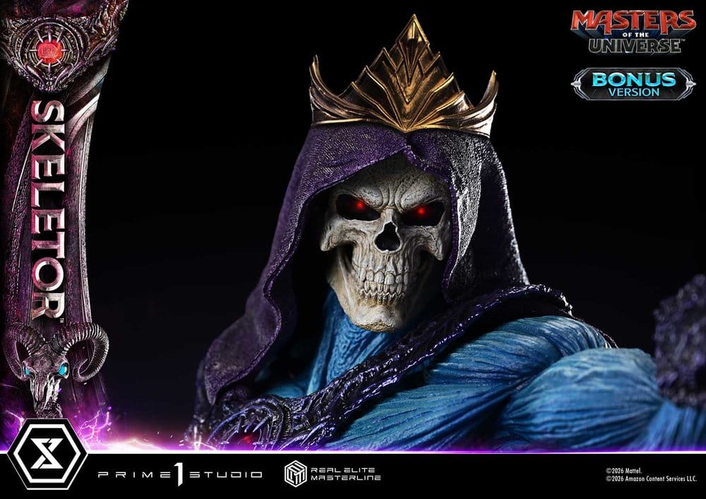 Masters of the Universe (2026 Film) Real Elite Masterline Series Statue 1/3 Skeletor Bonus Version 96 cm – Bild 5