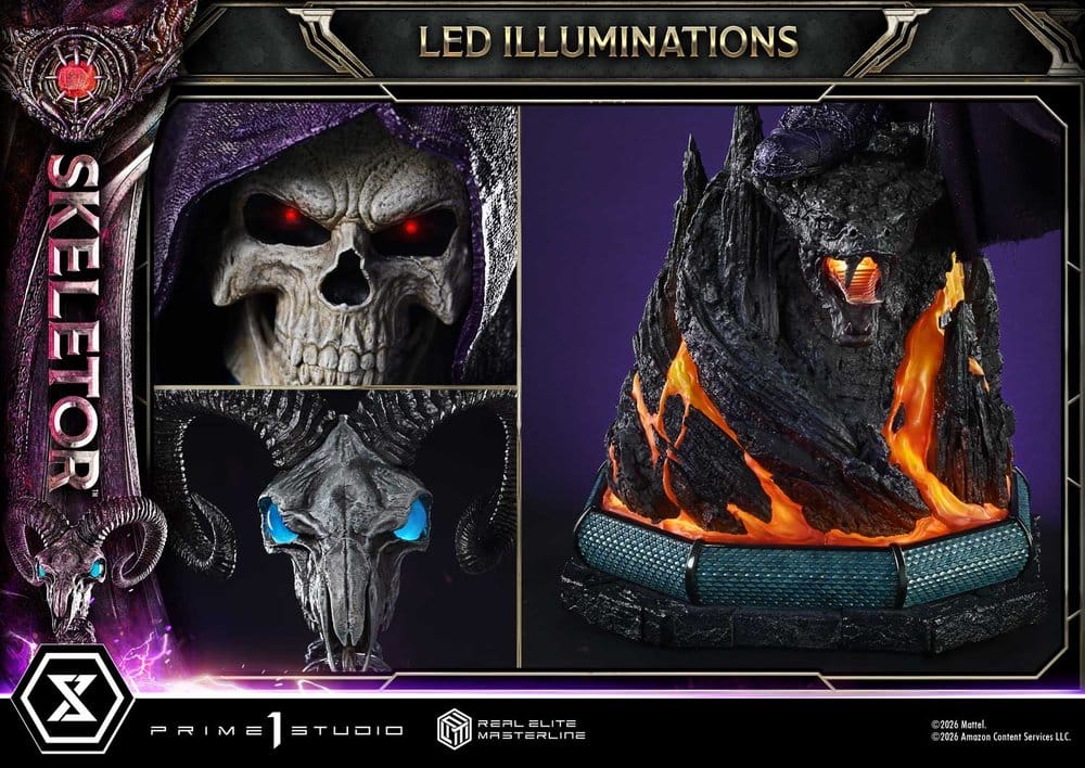 Masters of the Universe (2026 Film) Real Elite Masterline Series Statue 1/3 Skeletor Bonus Version 96 cm – Bild 13