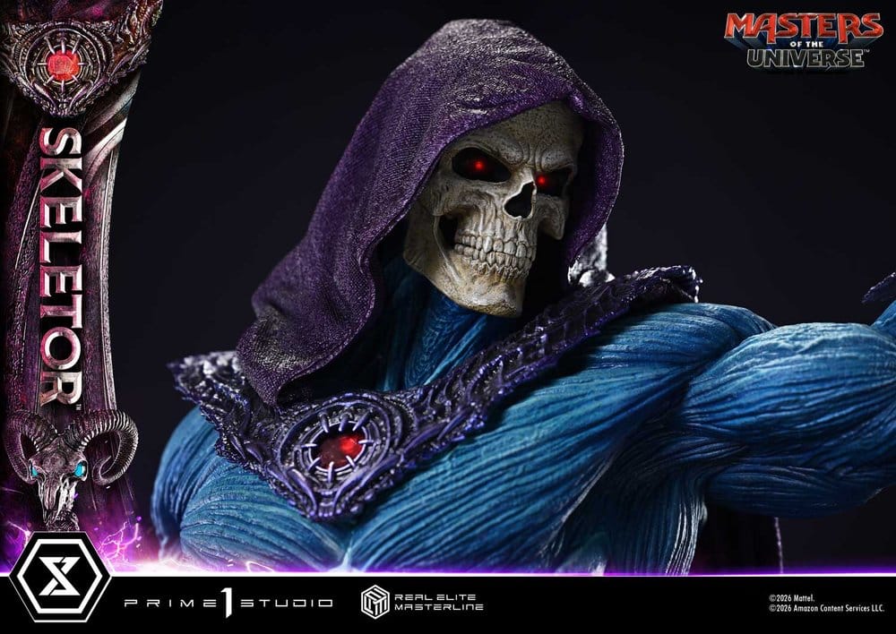 Masters of the Universe (2026 Film) Real Elite Masterline Series Statue 1/3 Skeletor Bonus Version 96 cm – Bild 19