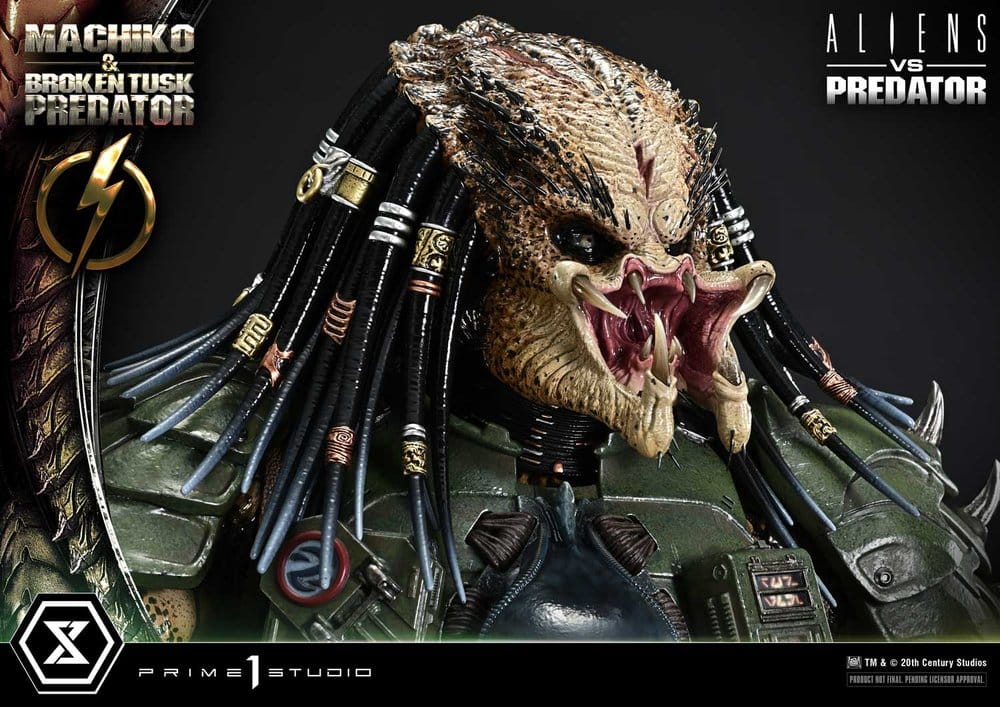 Aliens vs. Predator (Comic) Ultimate Premium Masterline Statue 1/4 Machiko & Broken Tusk Predator 79 cm – Bild 18