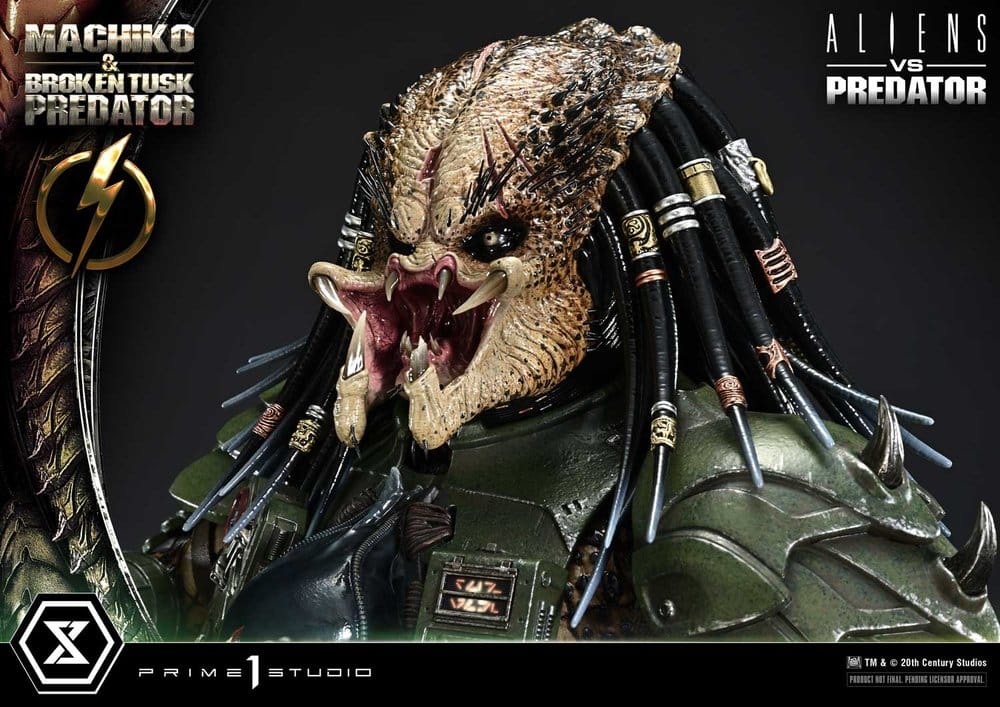 Aliens vs. Predator (Comic) Ultimate Premium Masterline Statue 1/4 Machiko & Broken Tusk Predator 79 cm – Bild 19
