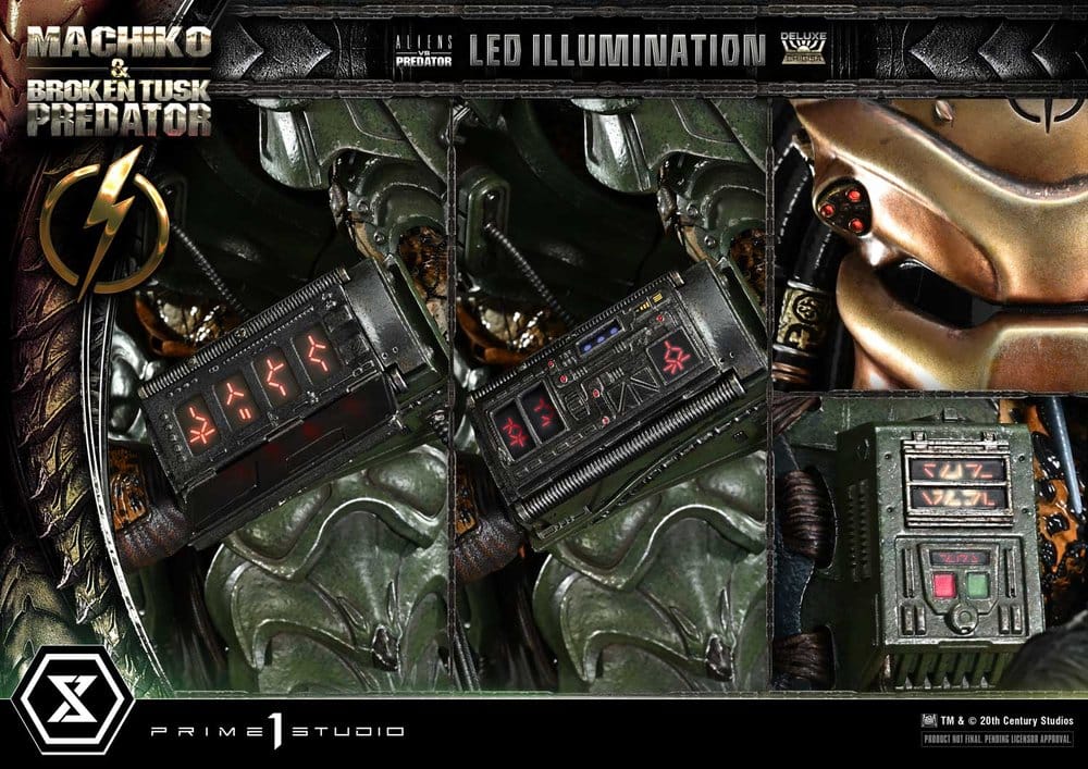 Aliens vs. Predator (Comic) Ultimate Premium Masterline Statue 1/4 Machiko & Broken Tusk Predator Deluxe Version 84 cm – Bild 12