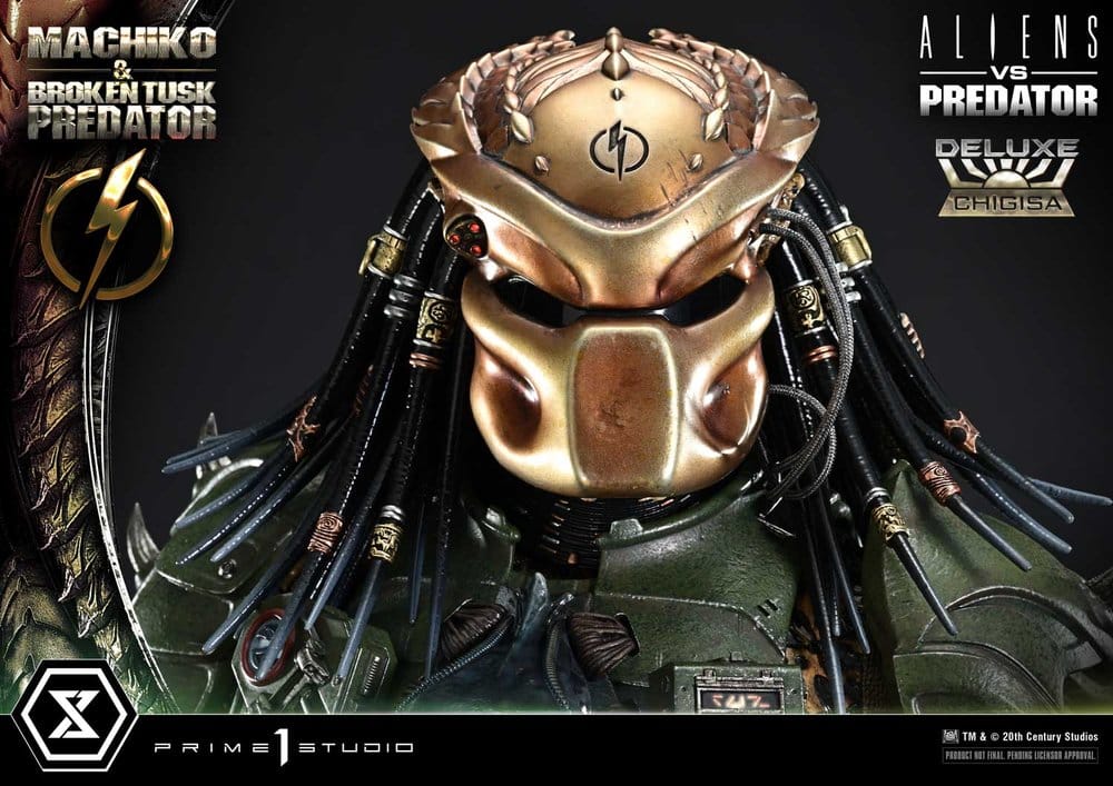 Aliens vs. Predator (Comic) Ultimate Premium Masterline Statue 1/4 Machiko & Broken Tusk Predator Deluxe Version 84 cm – Bild 16
