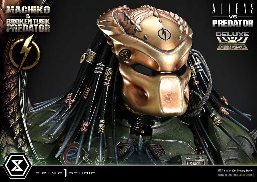 Aliens vs. Predator (Comic) Ultimate Premium Masterline Statue 1/4 Machiko & Broken Tusk Predator Deluxe Version 84 cm – Bild 17