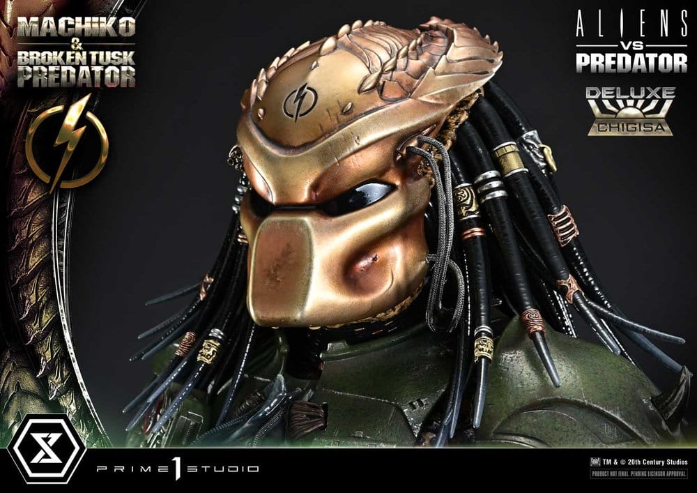 Aliens vs. Predator (Comic) Ultimate Premium Masterline Statue 1/4 Machiko & Broken Tusk Predator Deluxe Version 84 cm – Bild 18