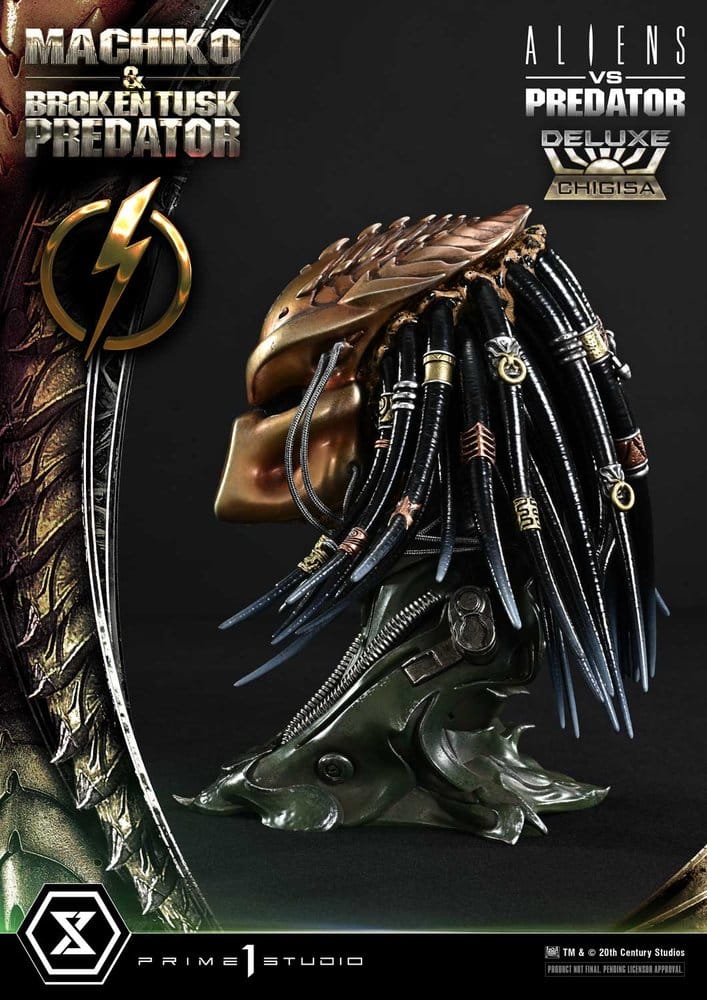 Aliens vs. Predator (Comic) Ultimate Premium Masterline Statue 1/4 Machiko & Broken Tusk Predator Deluxe Version 84 cm – Bild 23