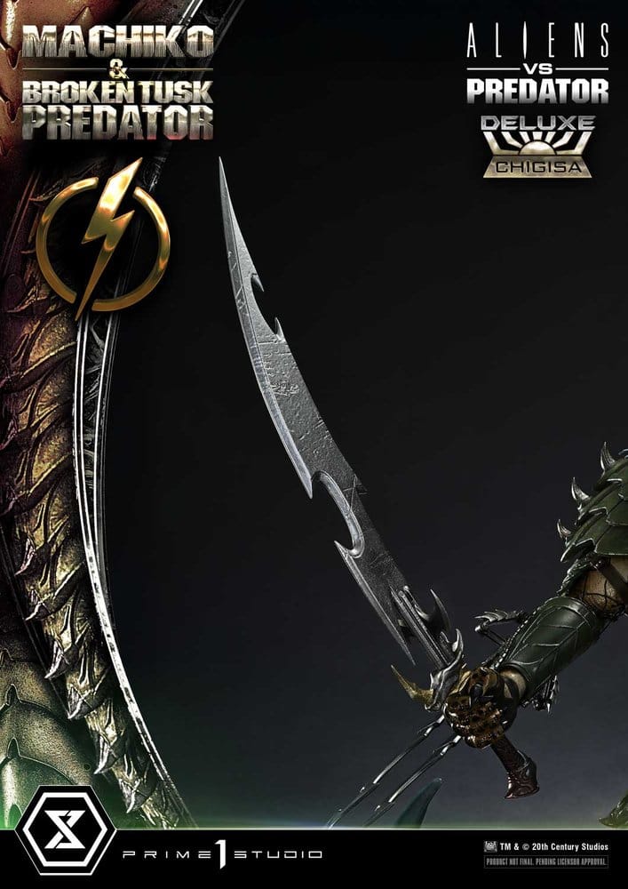 Aliens vs. Predator (Comic) Ultimate Premium Masterline Statue 1/4 Machiko & Broken Tusk Predator Deluxe Version 84 cm – Bild 25