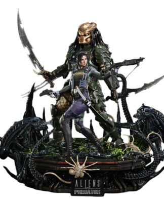 Aliens vs. Predator (Comic) Ultimate Premium Masterline Statue 1/4 Machiko & Broken Tusk Predator DX Bonus Version 84 cm