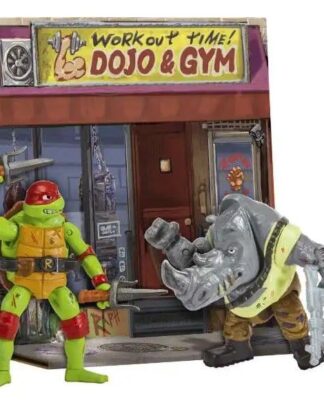 Teenage Mutant Ninja Turtles: Mutant Mayhem Battle Pack Actionfiguren Raphael vs. Rocksteady 11 cm