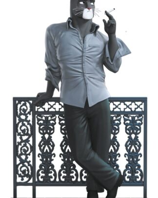 Blacksad Resin Statue Blacksad on the Balcony 24 cm
