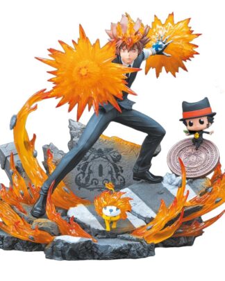 Reborn Resin Statue 1/6 Tsuna, Reborn & Natsu 37 cm