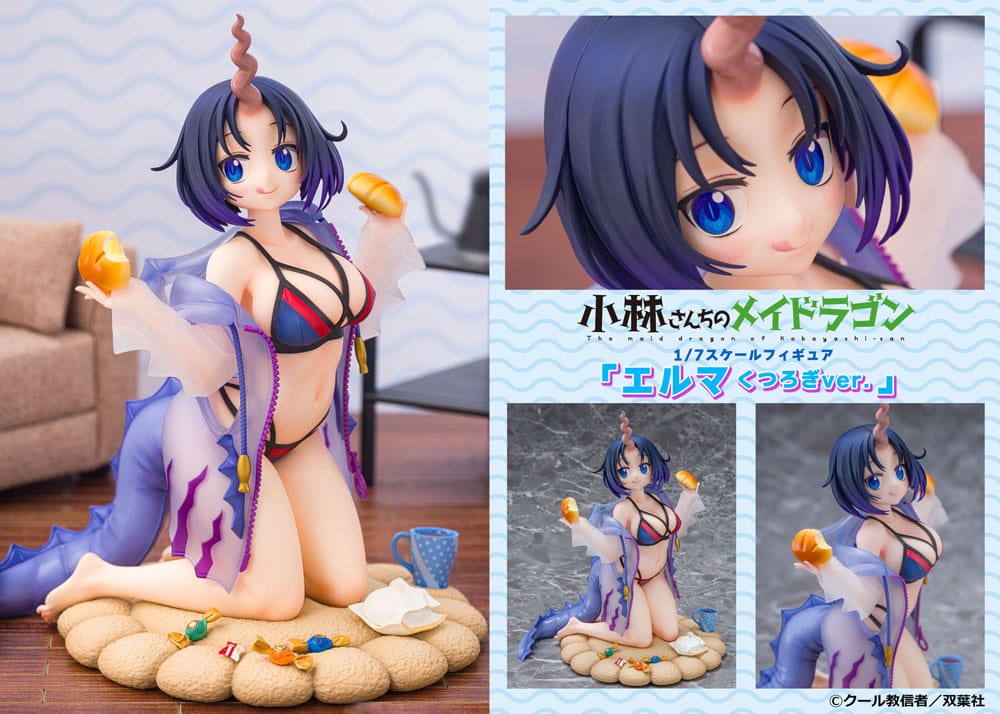 Miss Kobayashi´s Dragon Maid PVC Statue 1/7 Elma Dragon hoodie Ver. 20 cm – Bild 12