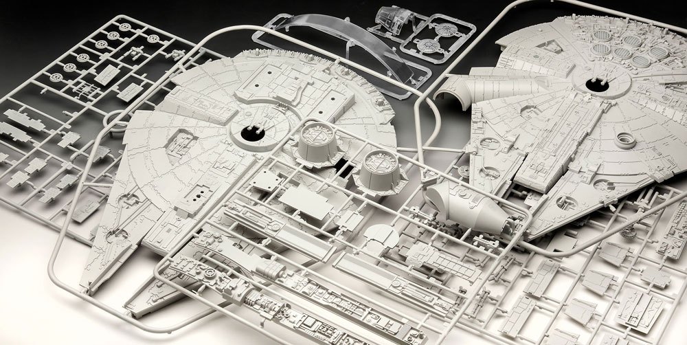 Star Wars Modellbausatz 1/72 Millennium Falcon 38 cm – Bild 8