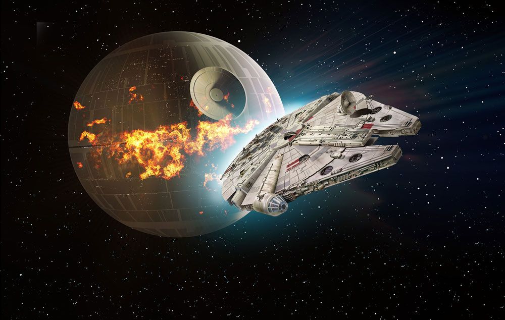 Star Wars Modellbausatz 1/72 Millennium Falcon 38 cm – Bild 9