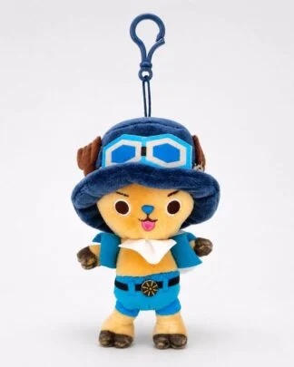 One Piece Plüsch Schlüsselanhänger Chopper x Sabo 11 cm