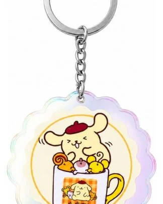 Sanrio Acryl-Schlüsselanhänger Pompompurin 30th Anniversary Squishy Cute Purin 01