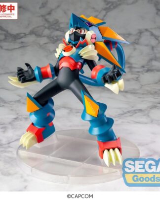 Mega Man Battle Network Luminasta PVC Figur Mega Man Gregar Beast 17 cm