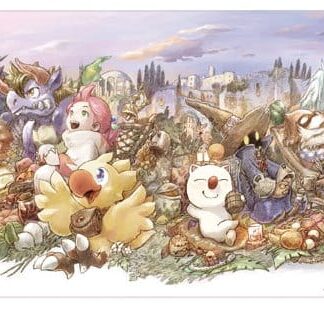 Final Fantasy Spielmatte Chocobo & Friends 61 x 34 cm