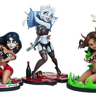Coffin Comics Designer Statuen-Set Sleepover In Hell