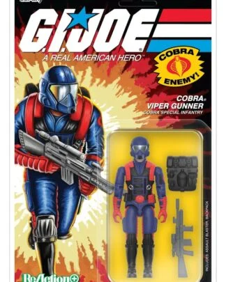 G.I. Joe ReAction+ Actionfigur Wave 09 Cobra Viper Gunner
