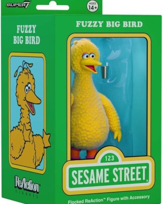 Sesamstraße ReAction Actionfigur Big Bird (Flocked)