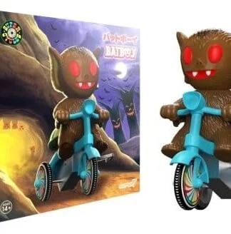 Super7 Super Cycles Fahrzeug Bat Boy (Brown w/ Blue Trike)