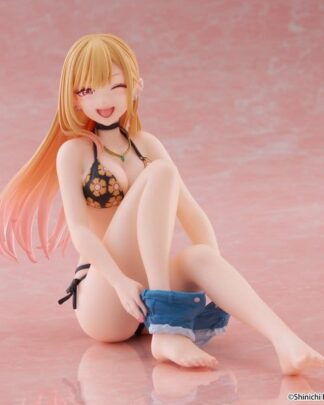 My Dress-Up Darling Desktop Cute PVC Figur Marin Kitagawa (Measured Swimsuit Ver.) Reissue 13 cm