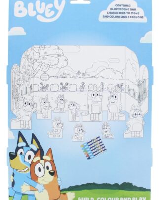 Bluey Ausmal- und Spielwelt Set